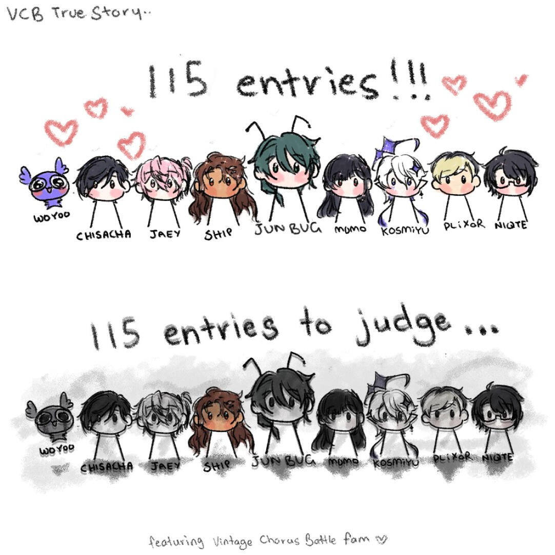 Vintage Chorus Battle #VCB23 Artwork by KOSMiYU