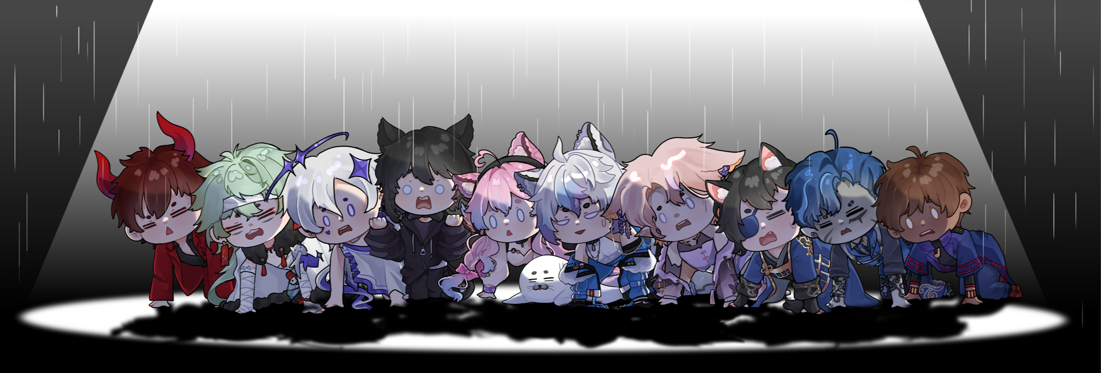 VTUBORZ ! Artwork by Tofu