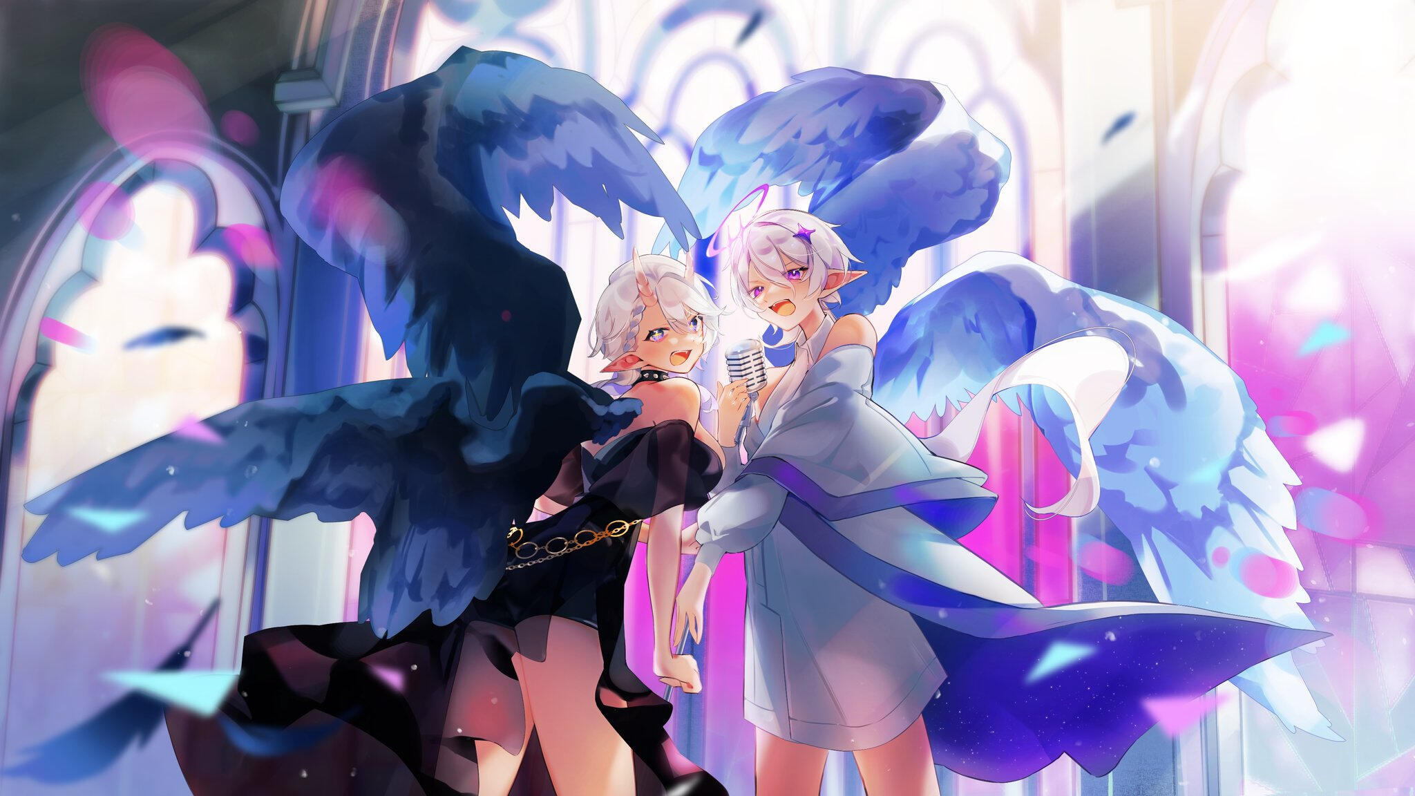 Art by Enami Yae for Die With A Smile duet with Aono Shikishima